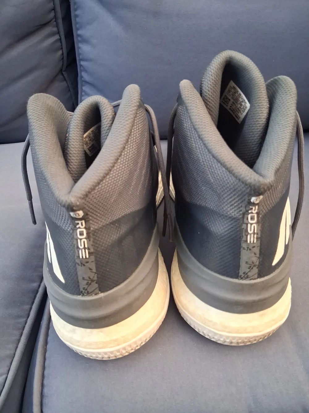 adidas Men's High-Top Athletic Shoes in Gray